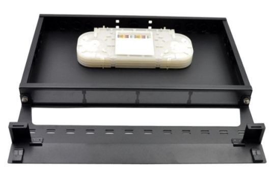 19 " FTTH MPO MTP 플러그반 LC 1U 파이버 카세트 모듈 선반 장착