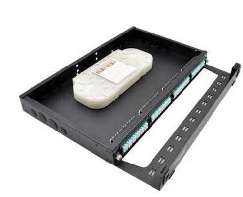 19 " FTTH MPO MTP 플러그반 LC 1U 파이버 카세트 모듈 선반 장착
