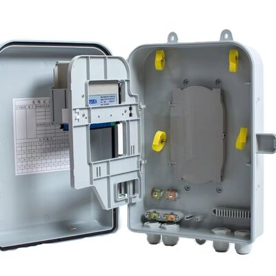 방수 섬유 광학 분배기 1x16 플러그 IP66 ABS PLC 분배기