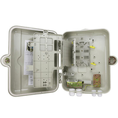 FTTH LGX 1x32 PLC 광학 분배기 박스 실내 / 야외 자동 위상 조정 / UPC