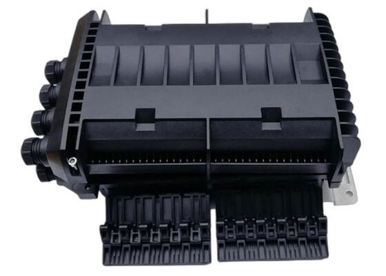 FTTH 벽은 섬유 단자 박스 288Cores 막대기 말 탄 상자 IP68을 탑재했습니다