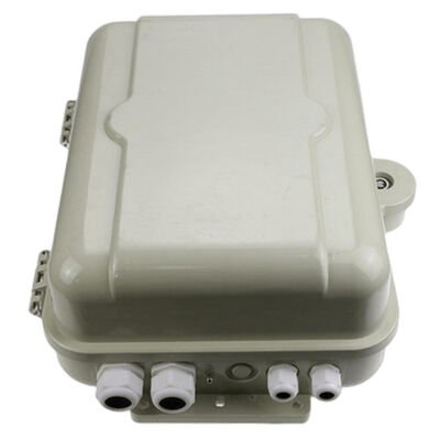 회색인 두 부분으로 된 LGX 광섬유 PLC 분배기 1x32 SMC+ABS 단체 /