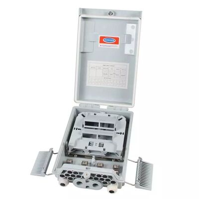 SM / MM 광섬유 분배기 박스 밝은 회색 1x8 PLC 분배기