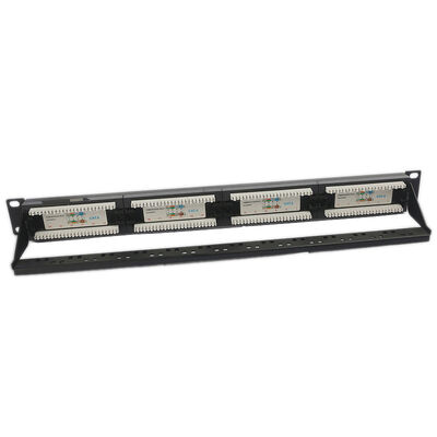 UTP 24 공항 CAT6 플러그반 1U 요지 패치 패널 블랭크 RJ45