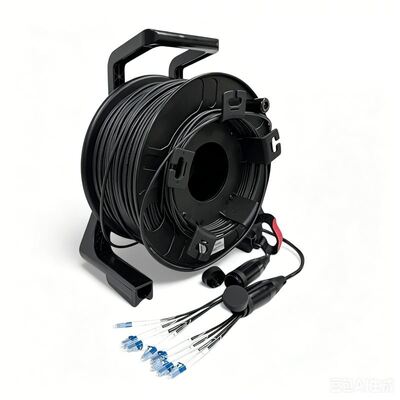 150M Tac Fiber TPU Armord Tactical Fiber 단일 모드 4/6/8/12 스트랜드 케이블